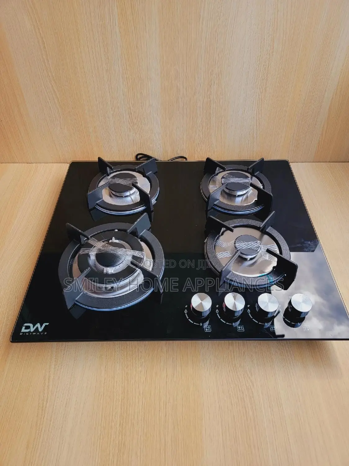 Dw Glass 4 Gas Burner Hob