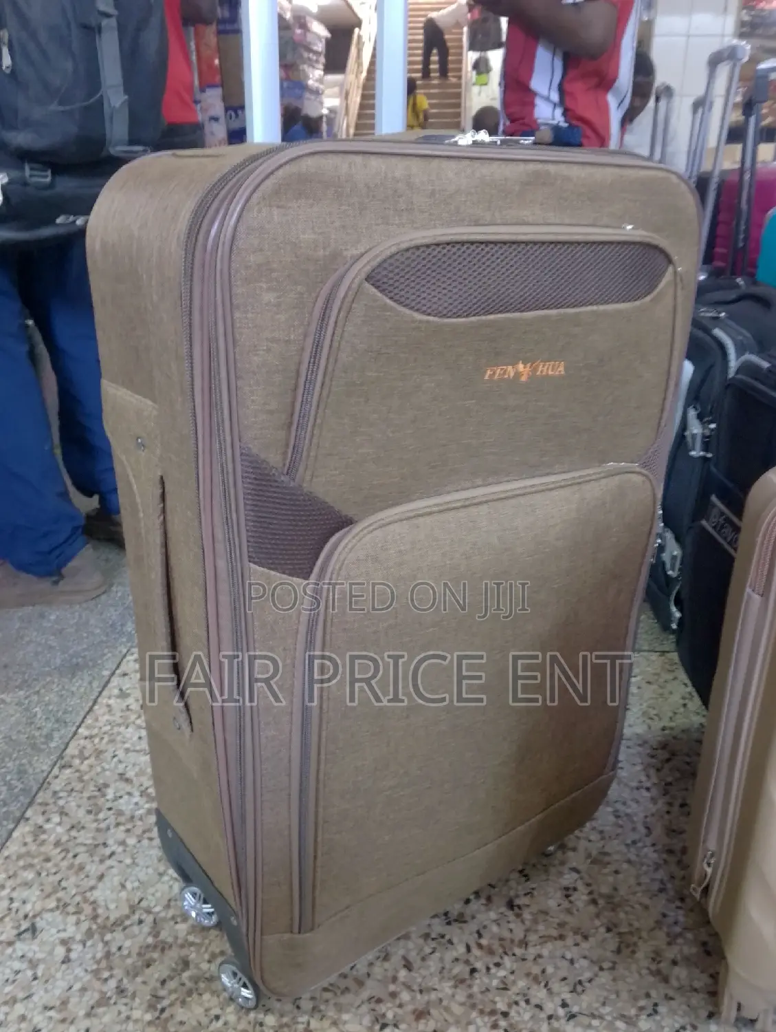 Original Cloth Suitcases by Wilson. Full Set of 4pcs.( Blue)