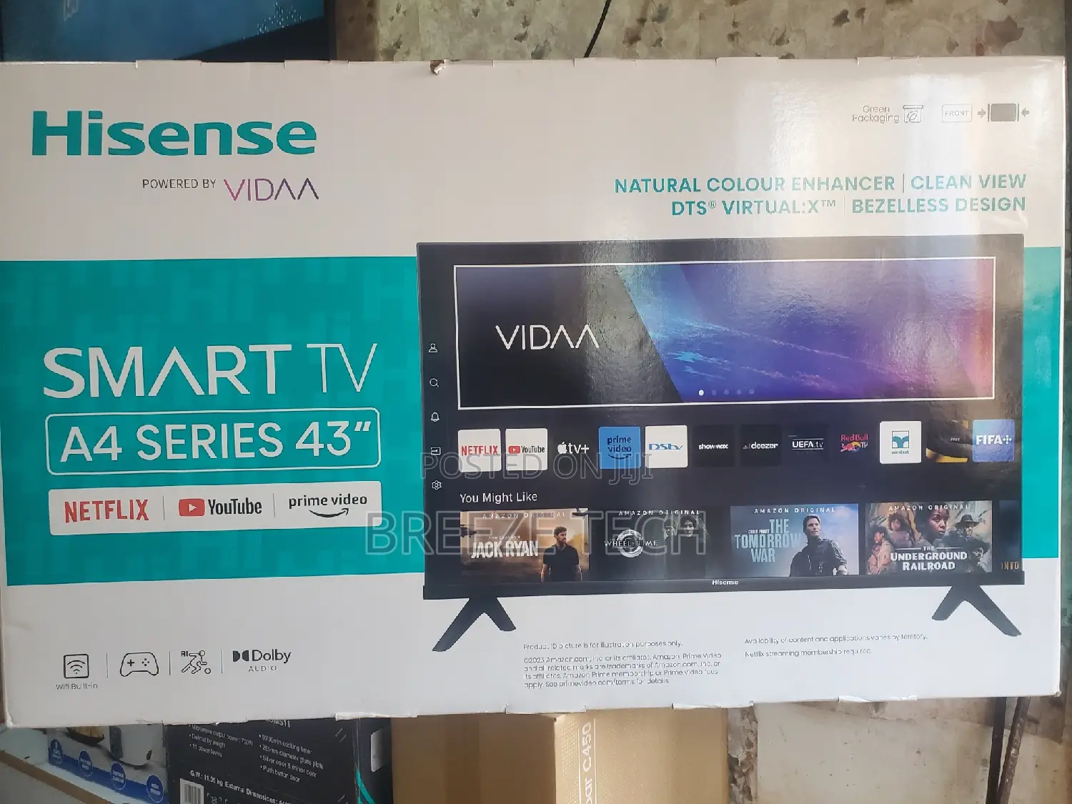 LED TV Hisense Smart Vidaa 43"Inch