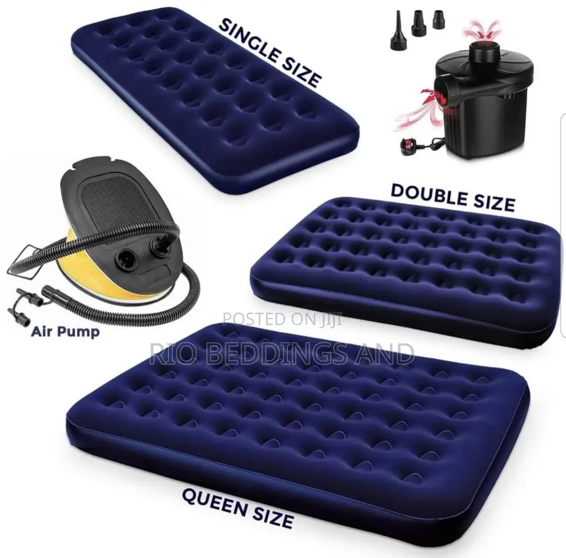 Air Mattress With Electric Pump 4x6, 5x6, 6x6