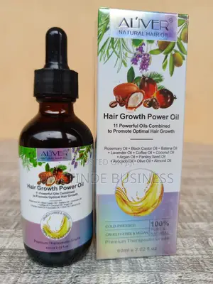 Aliver Hair Growth Oil 60ml – Natural Thickening Hair Care Serum