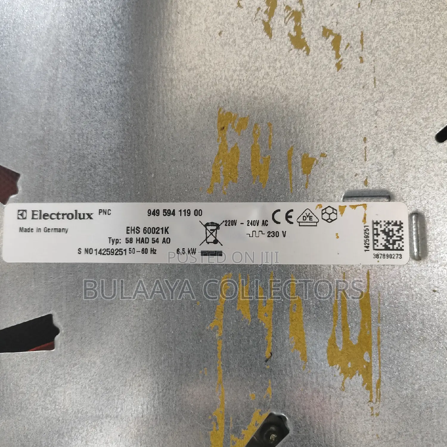 Electrolux 4 Hobs UK Used Ceramic Cook Top