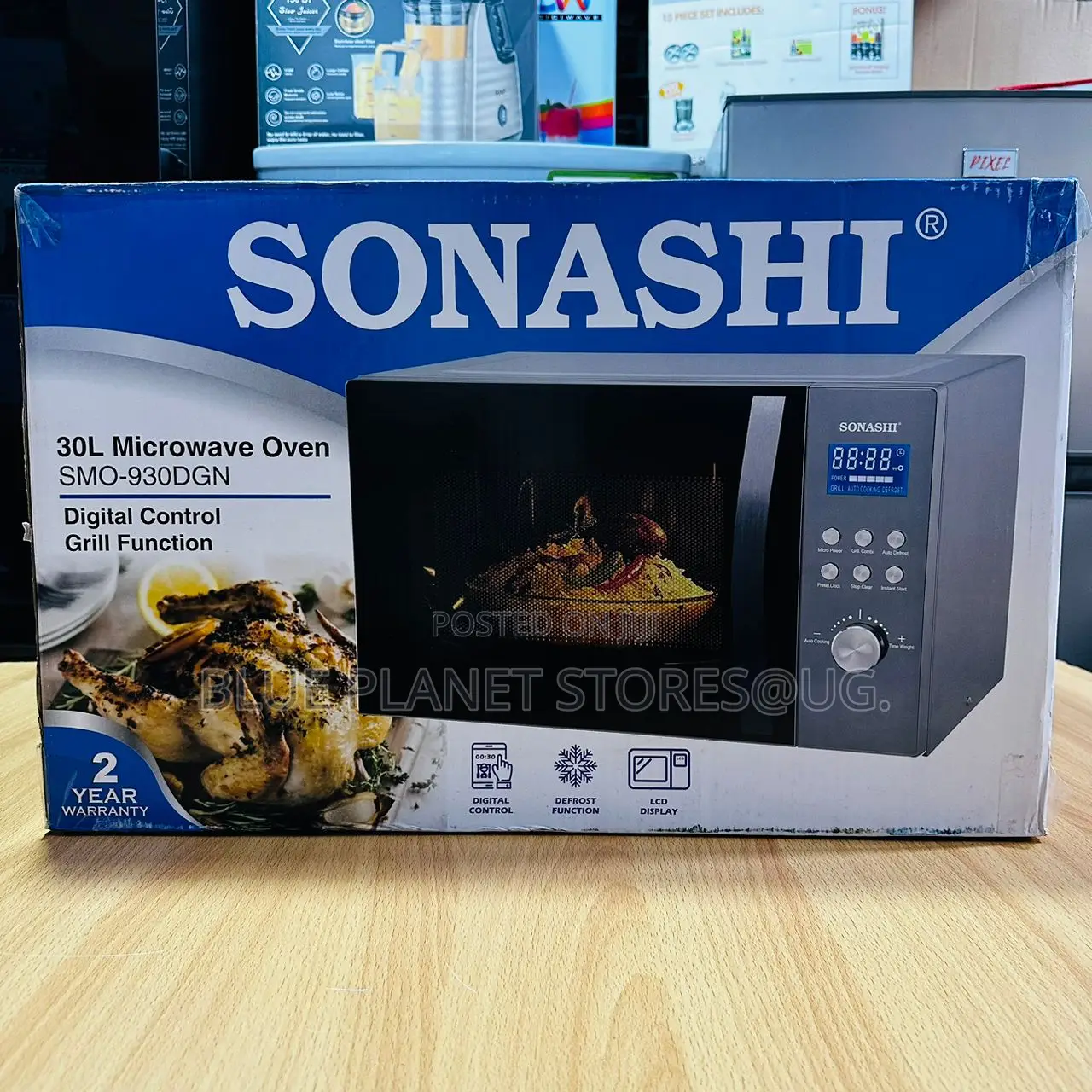 SONASHI 30litre Microwave Oven With a Rotiserie \\ SMO930DGN