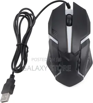 RGB Dell Gaming Led Mouse Wired 1600 Dpi 5 Color