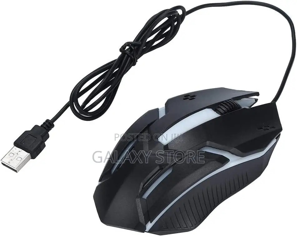 RGB Dell Gaming Led Mouse Wired 1600 Dpi 5 Color