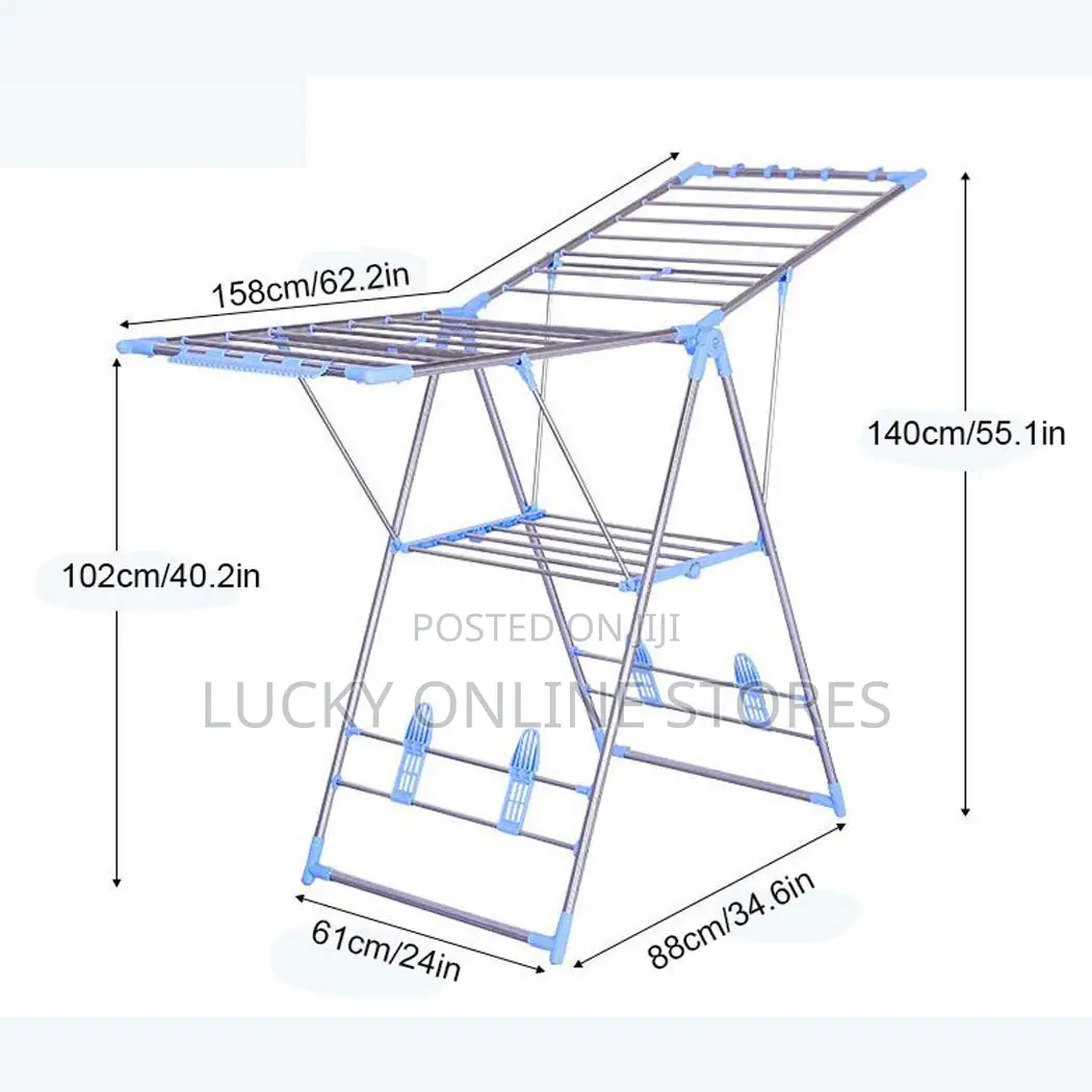 Adjustable Clothes Drying Rack