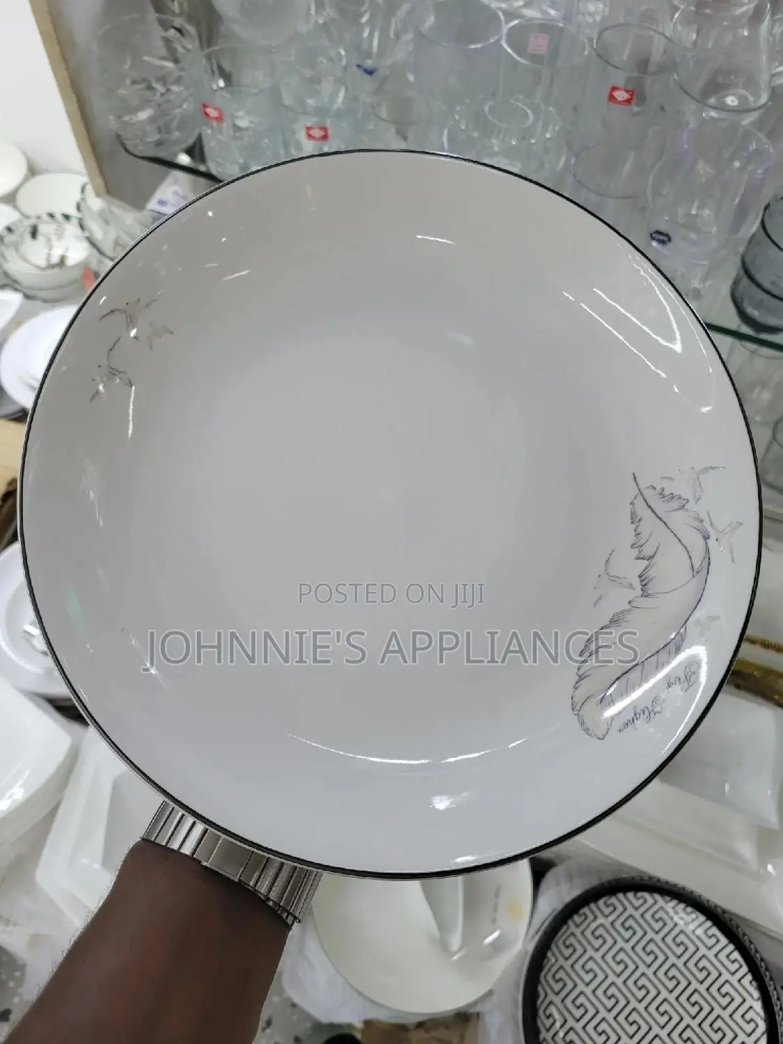 Round Deep Ceramic Plates 12pics Are DZN