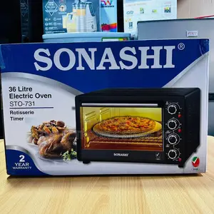 Sonashi 36litre
Electric Oven
Sto-731
Rotisserie.
Timer