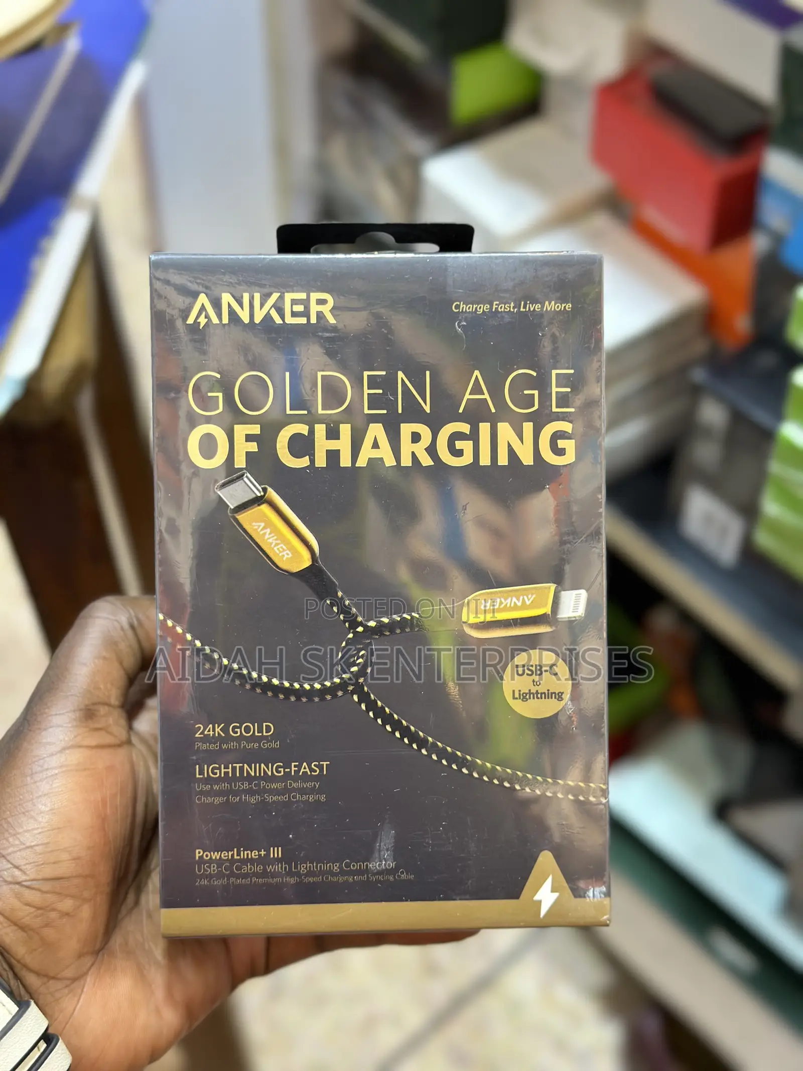 Anker 2020 Special Gold USB C to iPhonepowerline+ III,