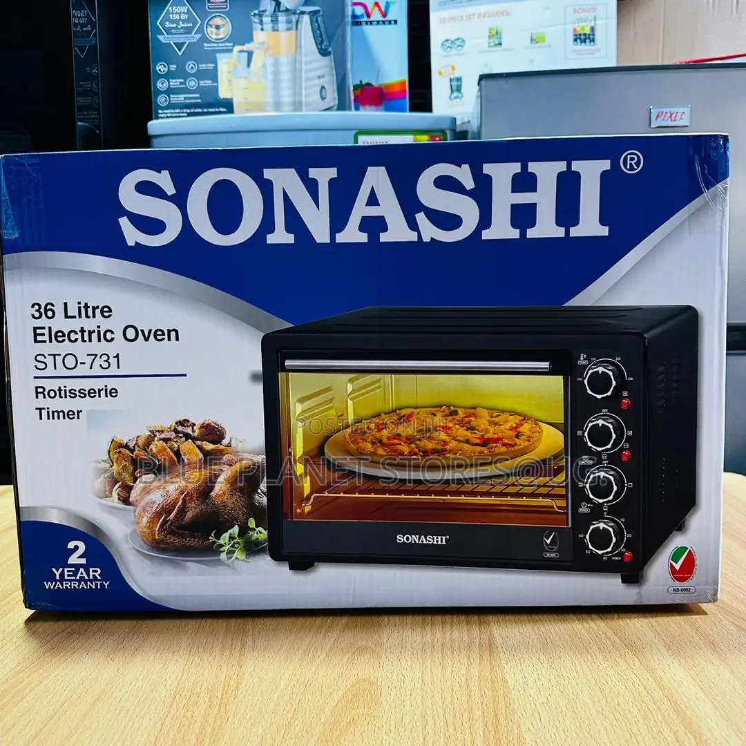 SONASHI 36L Electric Oven With Rotisserie \\ 1500w \ STO-731