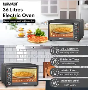SONASHI 36L Electric Oven With Rotisserie \\ 1500w \ STO-731