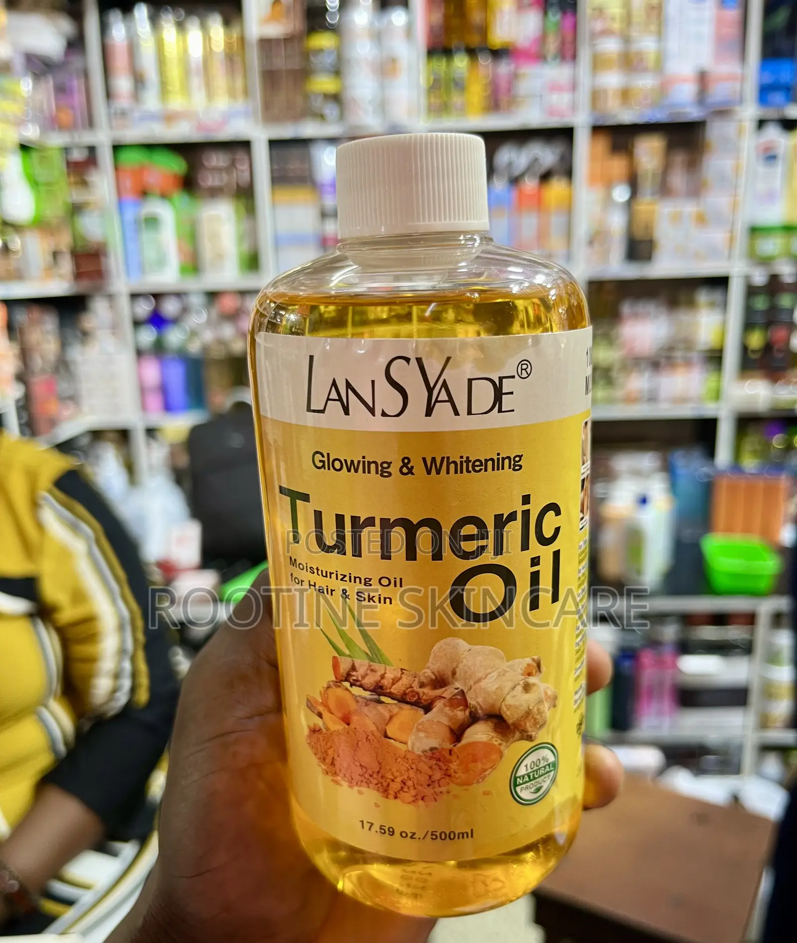 Lansyade Tumeric Glowing Whitening Body Oil