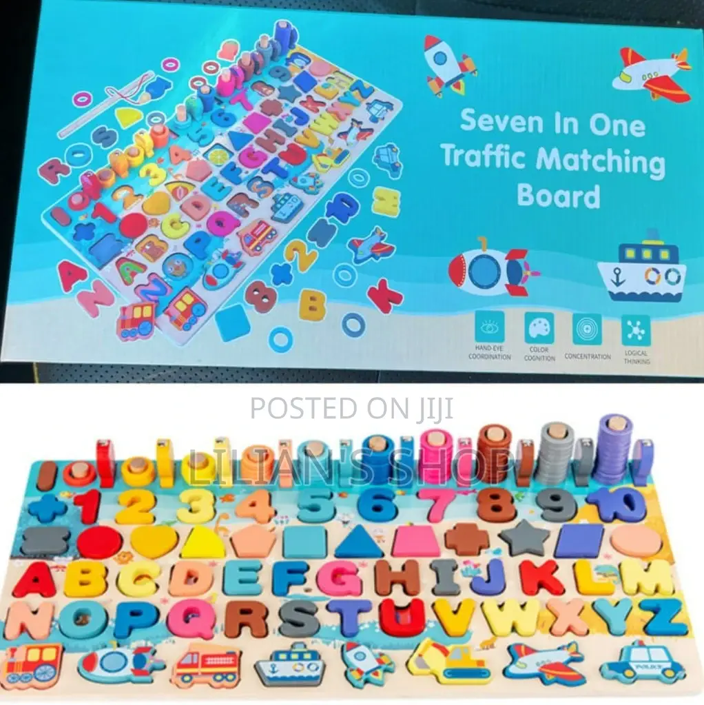 7 in 1 Wooden Puzzles for Toddlers