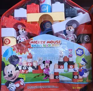 Photo - Mickey Mouse Kids Building Blocks ( New )