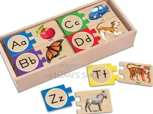 Wooden English Alphabet Kids Puzzle