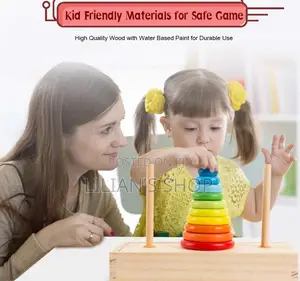 Baby QI Wooden Stacking Tower