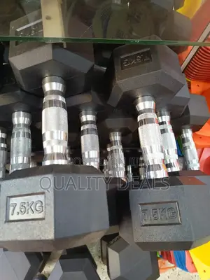 7.5kg 1pc Black Dumbbell