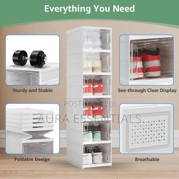 All in One Universal Shoe Storage Boxes