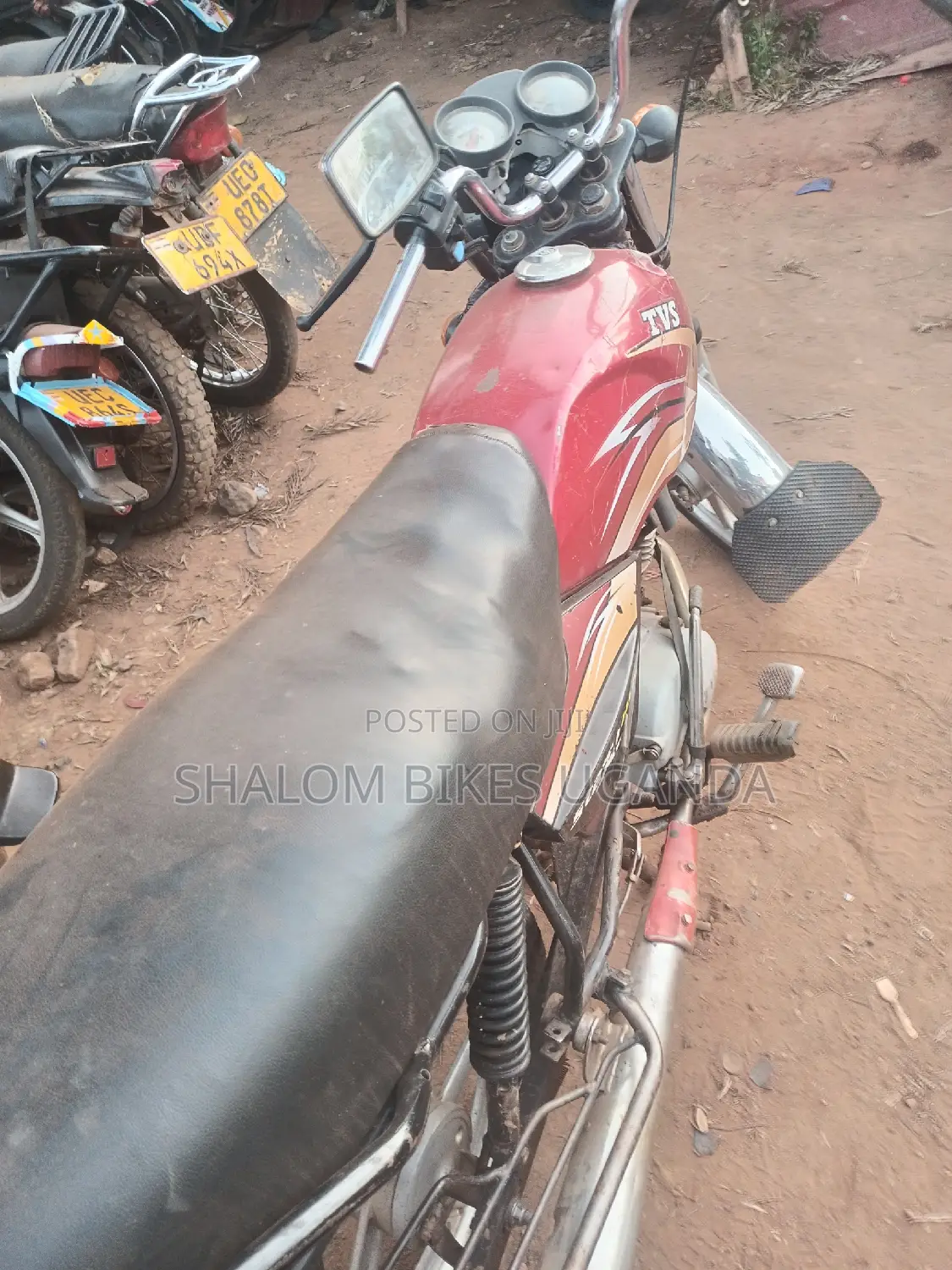 TVS XL 100 2016 Red