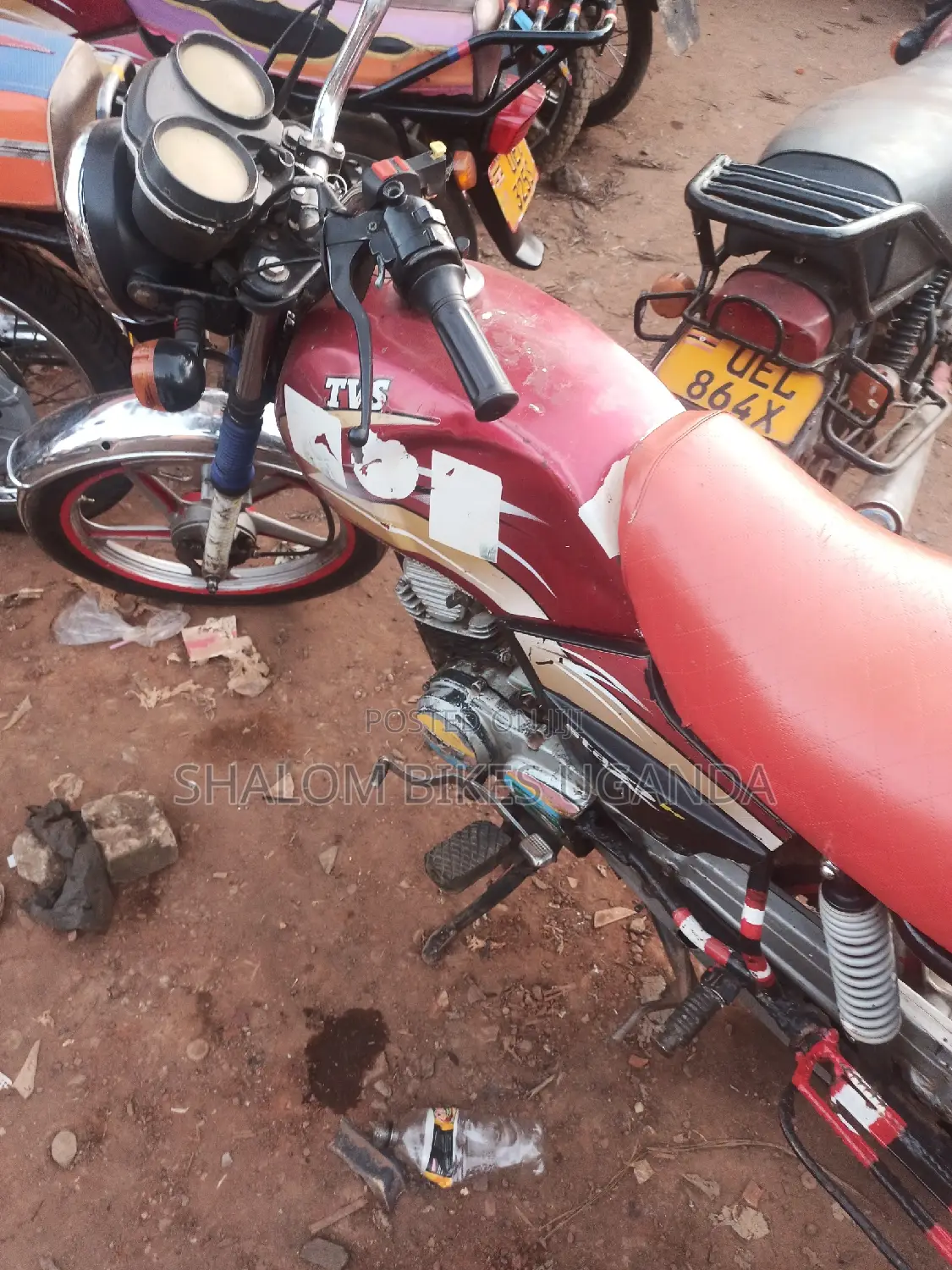TVS HLX Plus ES 2017 Red