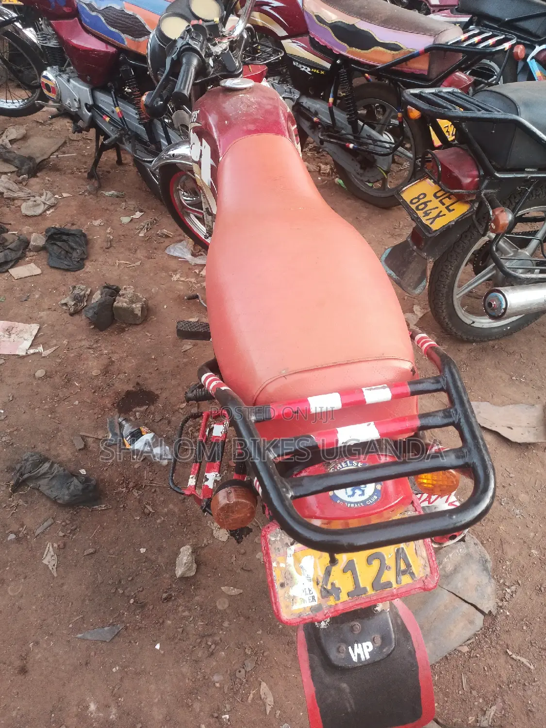 TVS HLX Plus ES 2017 Red