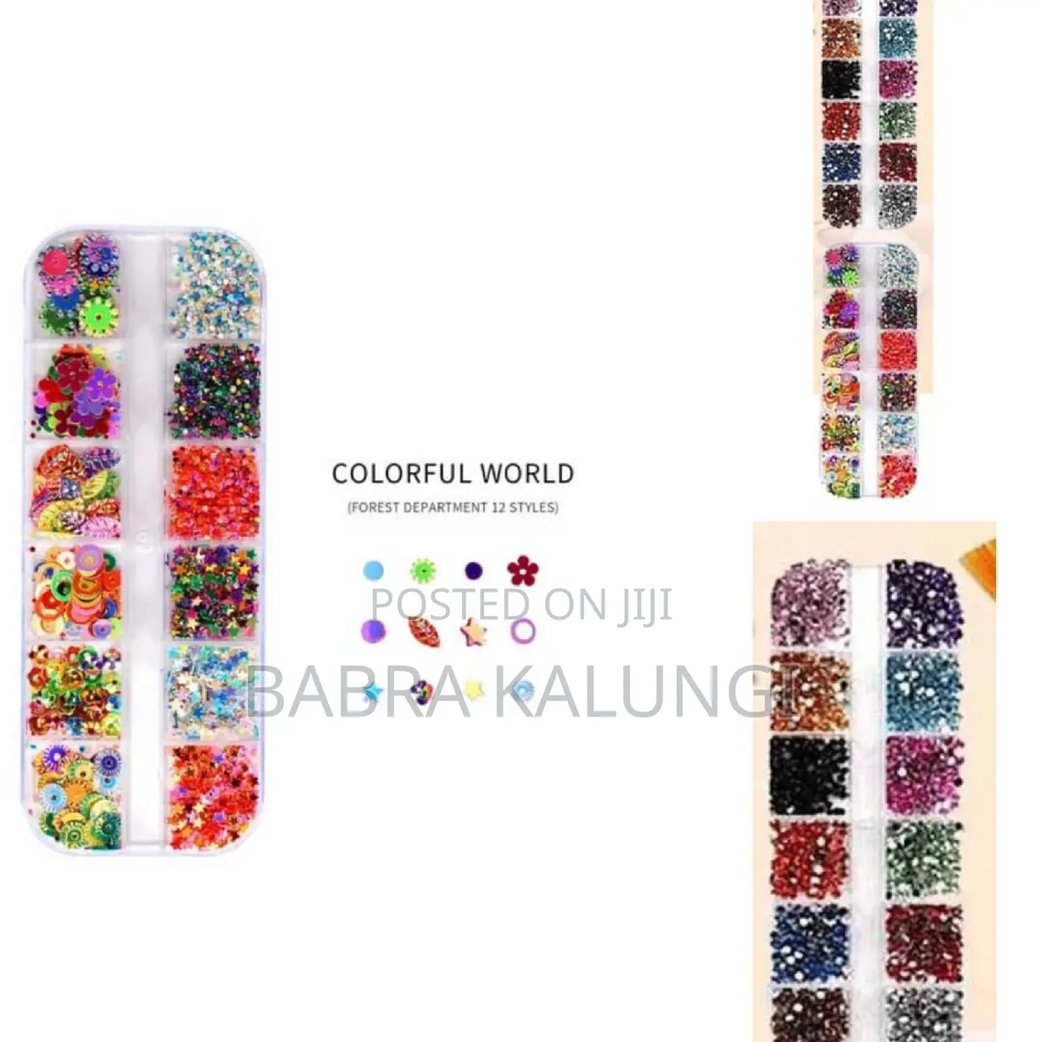 2 Sets of Nail Art Decoration