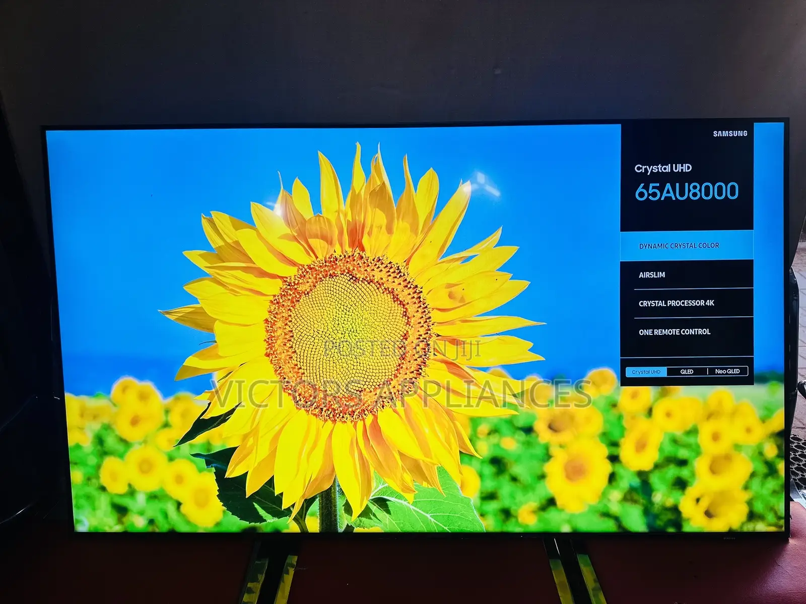 SAMSUNG 65” Original Crystal UHD Smart Tv Series 8000