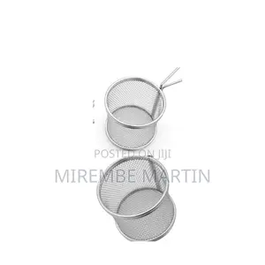 Round Mesh Frying Basket.