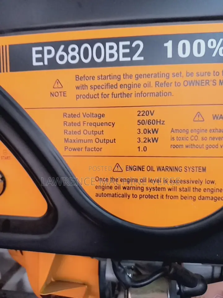 Yellow Generator 3.2kv