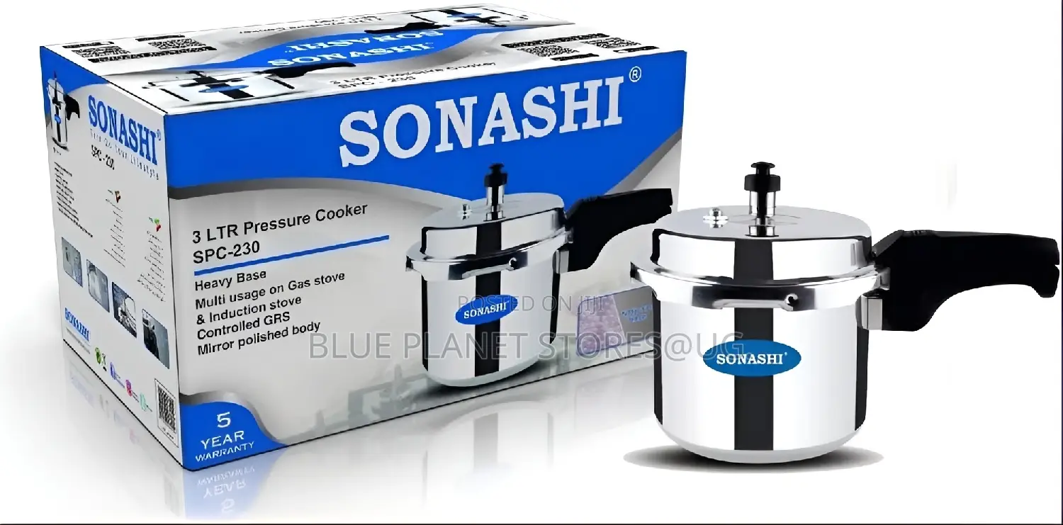 SONASHI 3.0L Pressure Cookers \\ Aluminium Body \\ SPC-230