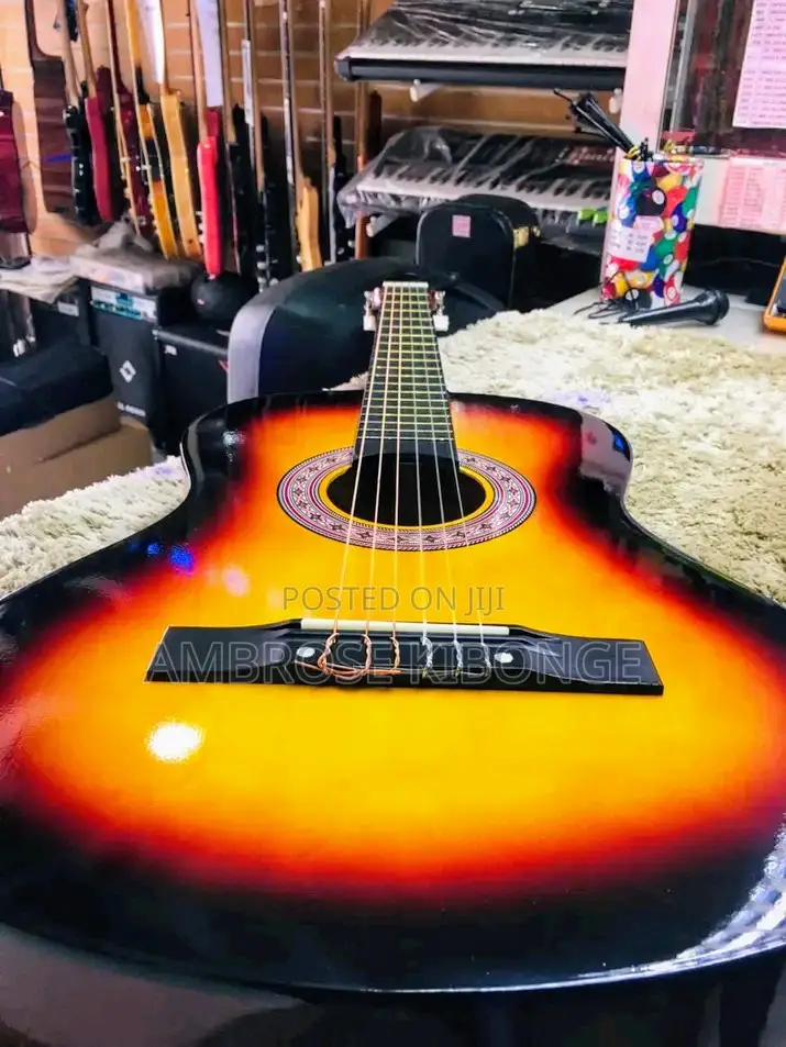 Brand New Colorful 6 Strings Portable Acoustic/Box Guitars.