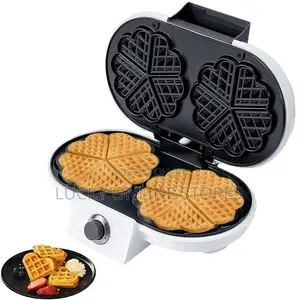 Double Heart Shaped Waffle Maker