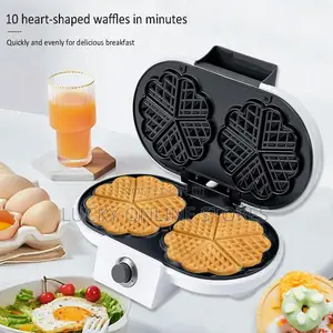 Double Heart Shaped Waffle Maker