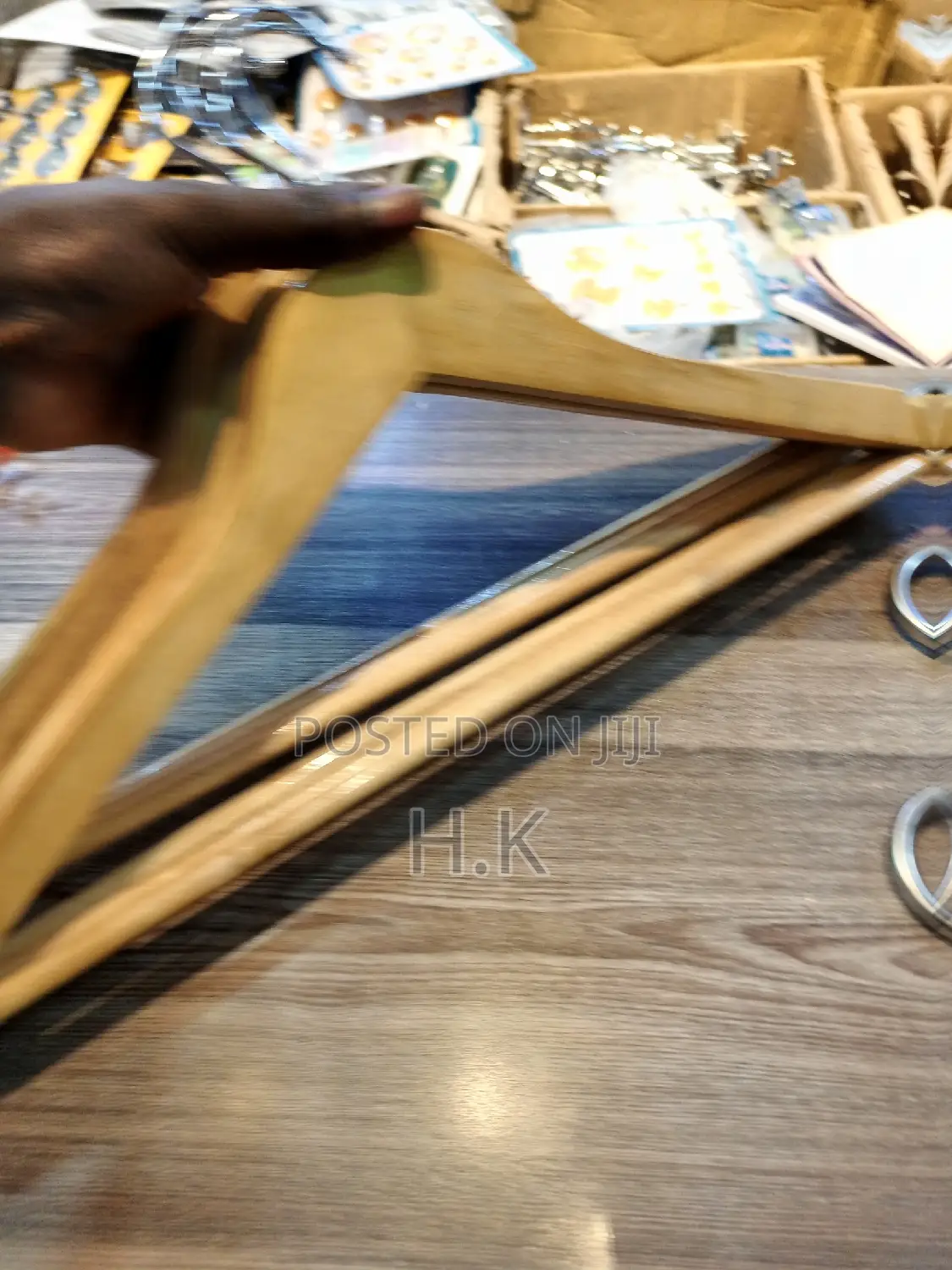 6pcs Smooth Finish Wood Hangers for Closet Heavy Duty
