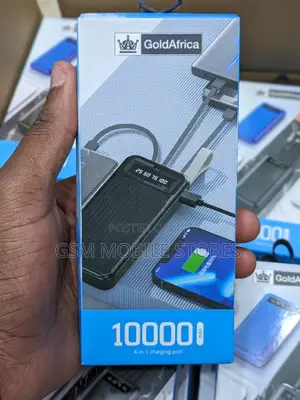 Goldafrica 10000mah 4in1 USB Ports Fast Charging Powerbank