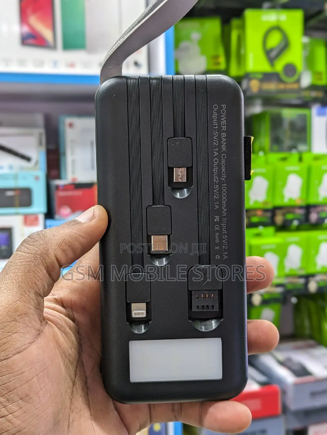 Goldafrica 10000mah 4in1 USB Ports Fast Charging Powerbank