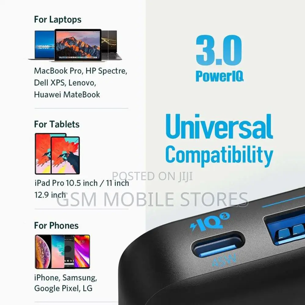 Anker Powerport Atom III Slim Wall Charger (Four Ports)