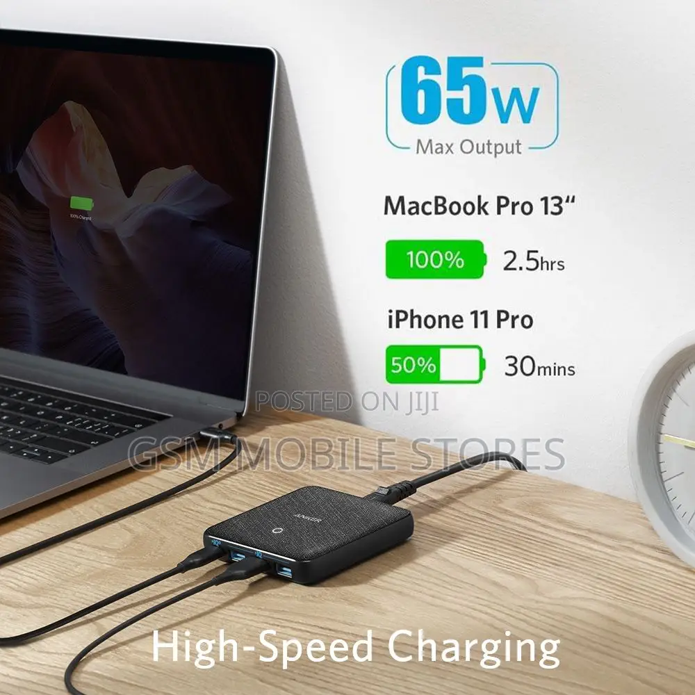 Anker Powerport Atom III Slim Wall Charger (Four Ports)