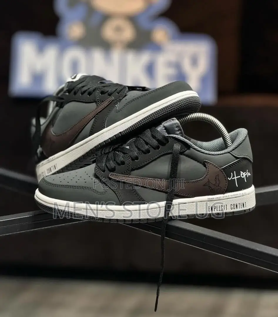 Air Jordan 1low X Travis Scott Olive Men’S Classic Sneakers