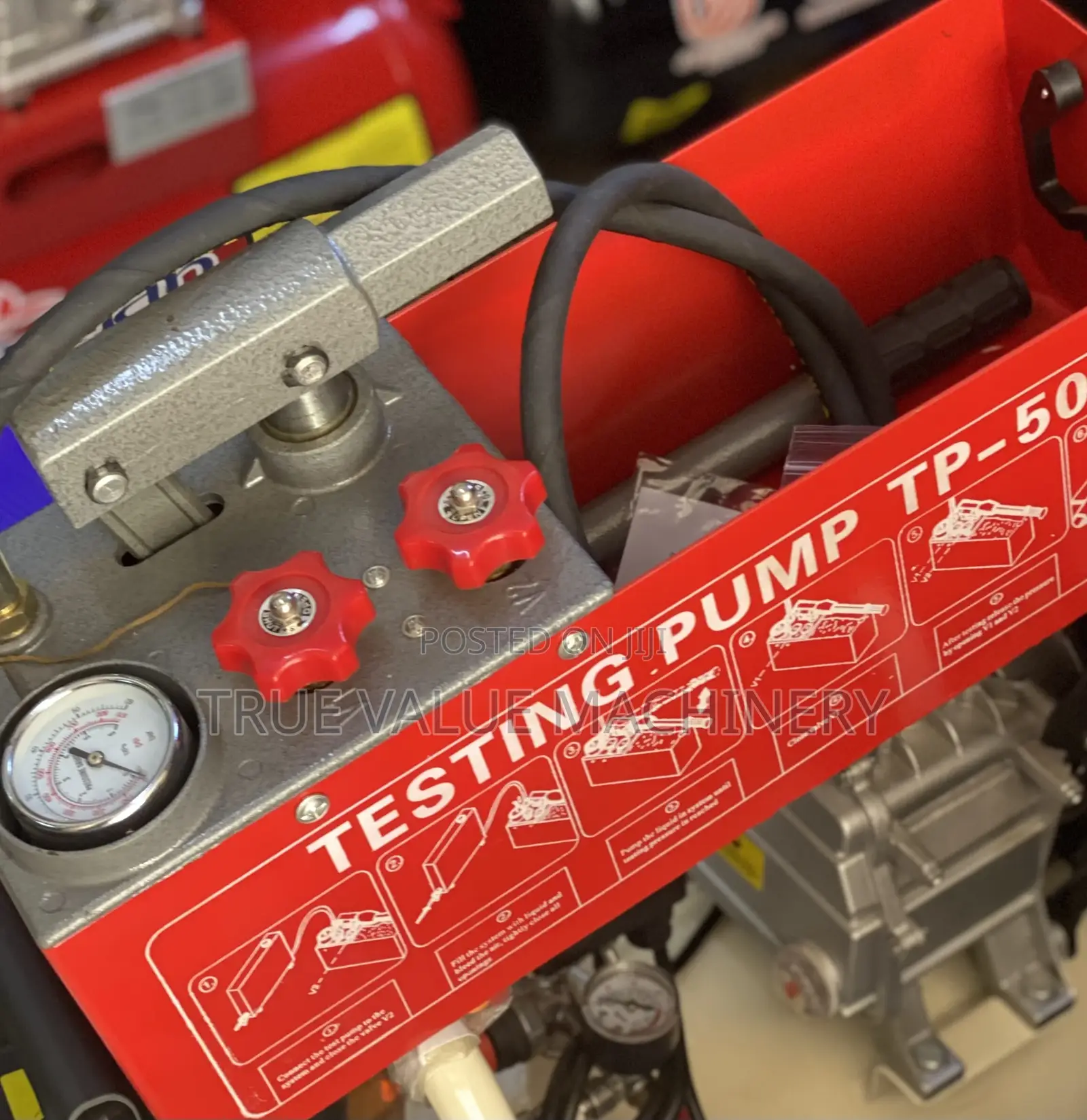 Testing Pump Red
