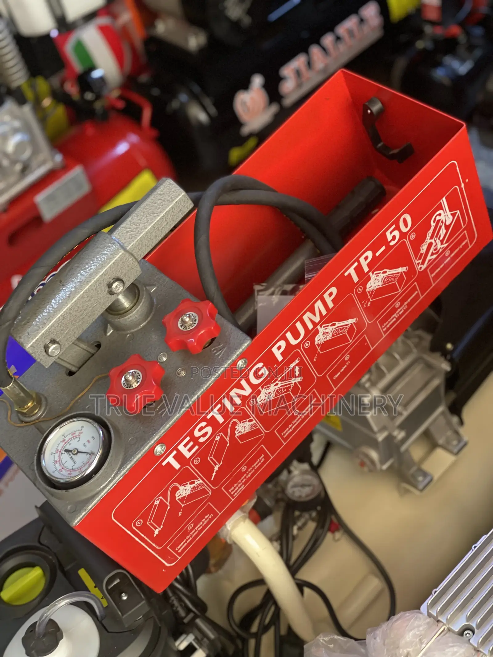 Testing Pump Red
