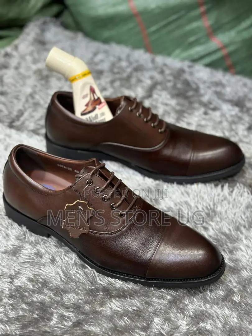 Men’S Brown Office Casual Formal Oxford Shoes