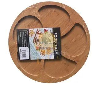 Beauty and Elegance Bamboo Food Tray With Portions