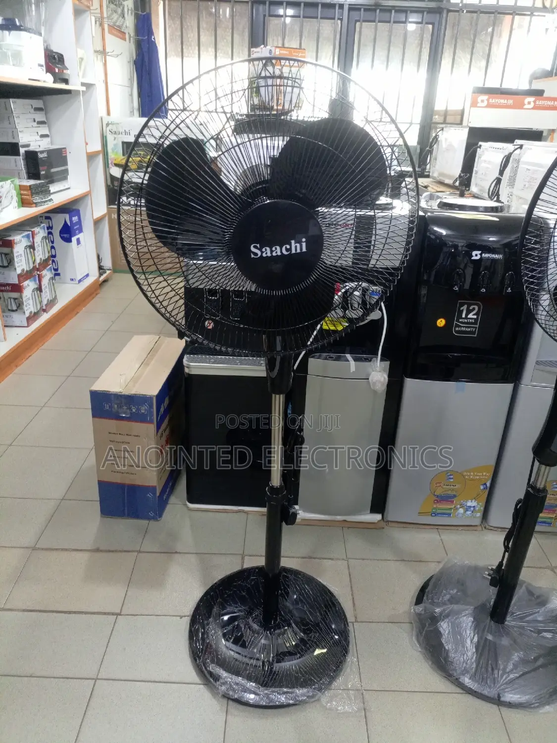 Sachi Stand Black Fans