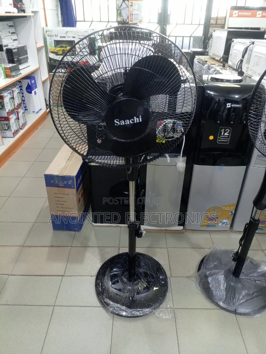 Sachi Stand Black Fans