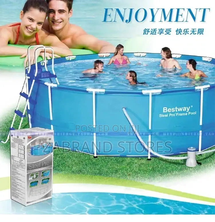 Enjoyment Round Steel Frame Swimming Pool