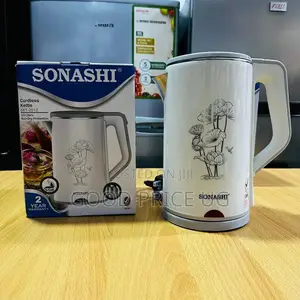 Sonashi Cordless White Electric Kettle.
