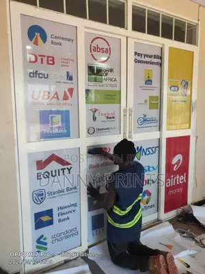 Business Branding, Mesh Stickers, One-Way Stickers