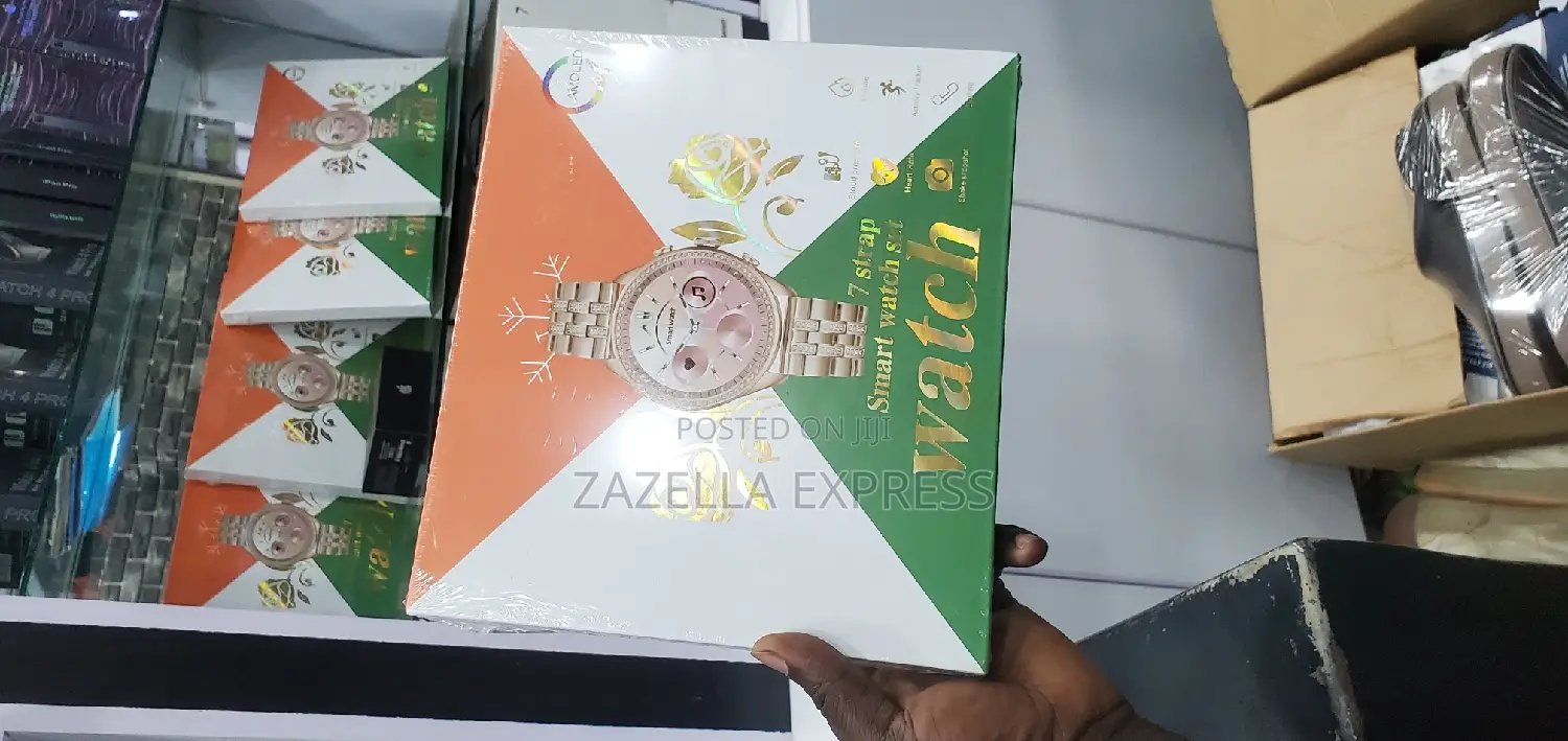 Generic Smart Watch With 7 Straps