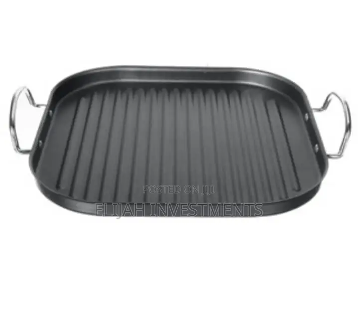 Smokeless Barbecue Frying Grill Pan/Non-Stick Grill BBQ Tray